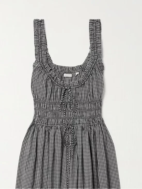 Doen Emmaretta Dress in La Maddalena Gingham Size XS NWT - Picture 4 of 9